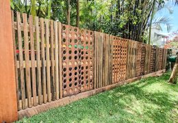 Hardwood Fence
